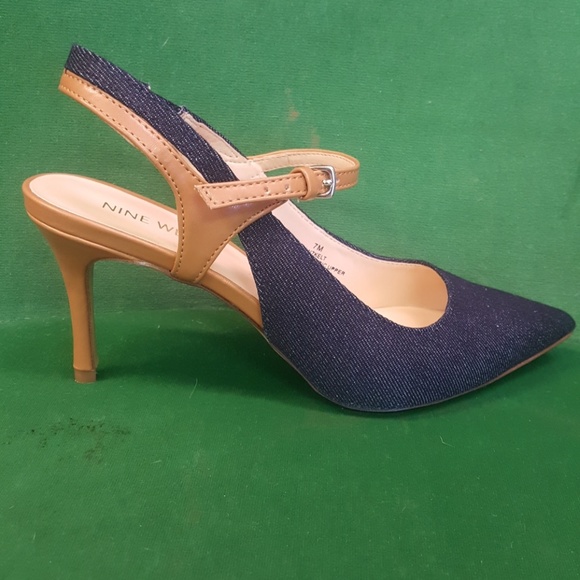 nine west denim shoes